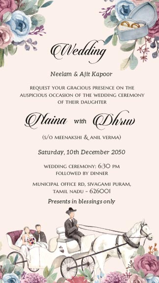 Christian Wedding Invitation