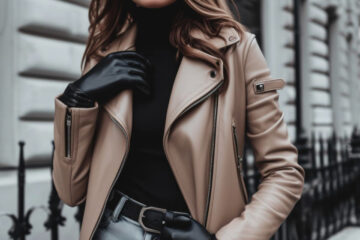 women's leather jacket