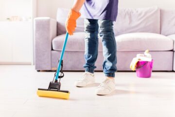 vinyl floor cleaning