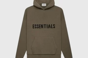 brown essentials hoodie