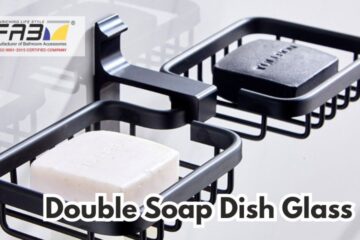 Double Soap Dish Glass