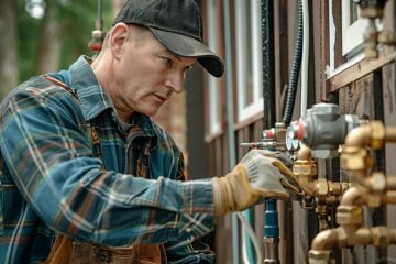 hot water tank installation